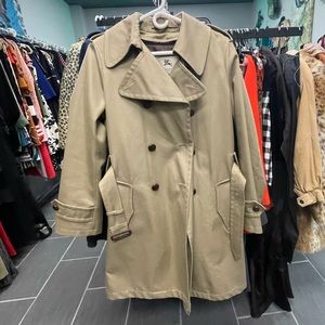 Burberry Beige Long Trench Coat